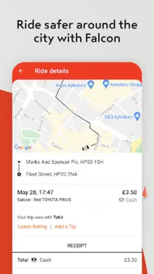 Falcon Taxis Aylesbury android App screenshot 6